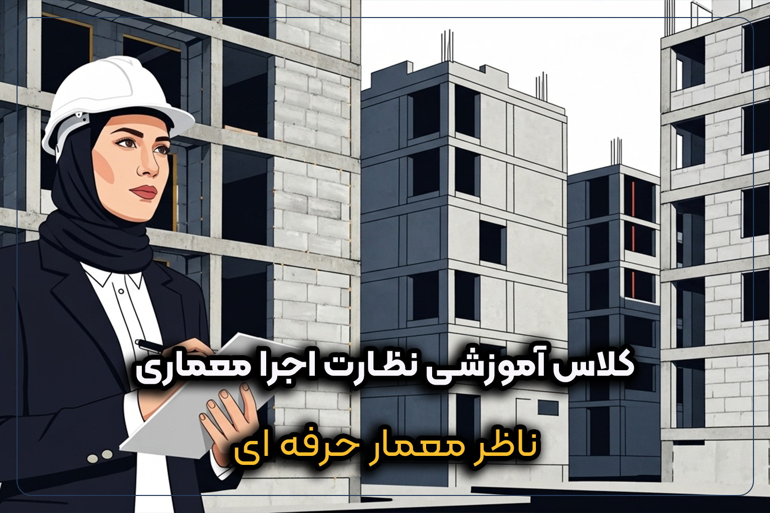 کلاس آموزشی نظارت اجرا معماری برای مهندسان معماری در پروژه‌های اجرایی