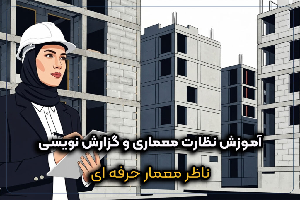 آموزش نظارت معماری و گزارش نویسی در پروژه ساختمانی