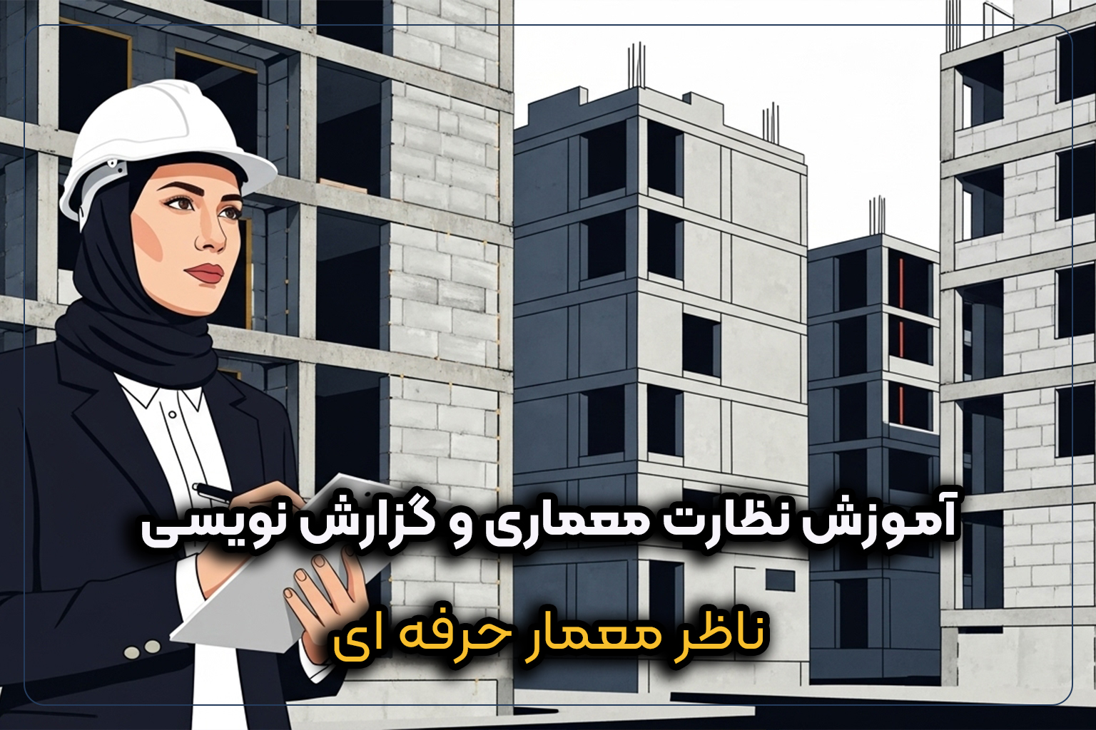 آموزش نظارت معماری و گزارش نویسی در پروژه ساختمانی