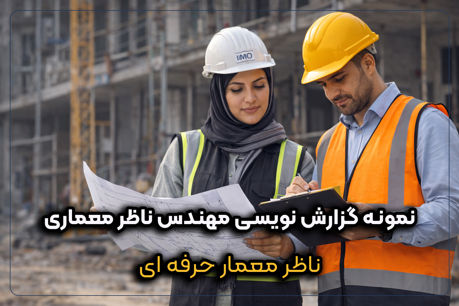 نمونه گزارش نویسی مهندس ناظر معماری در پروژه ساختمانی