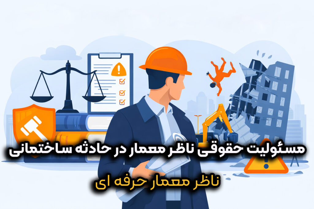 مسئولیت حقوقی ناظر معمار در حادثه ساختمانی