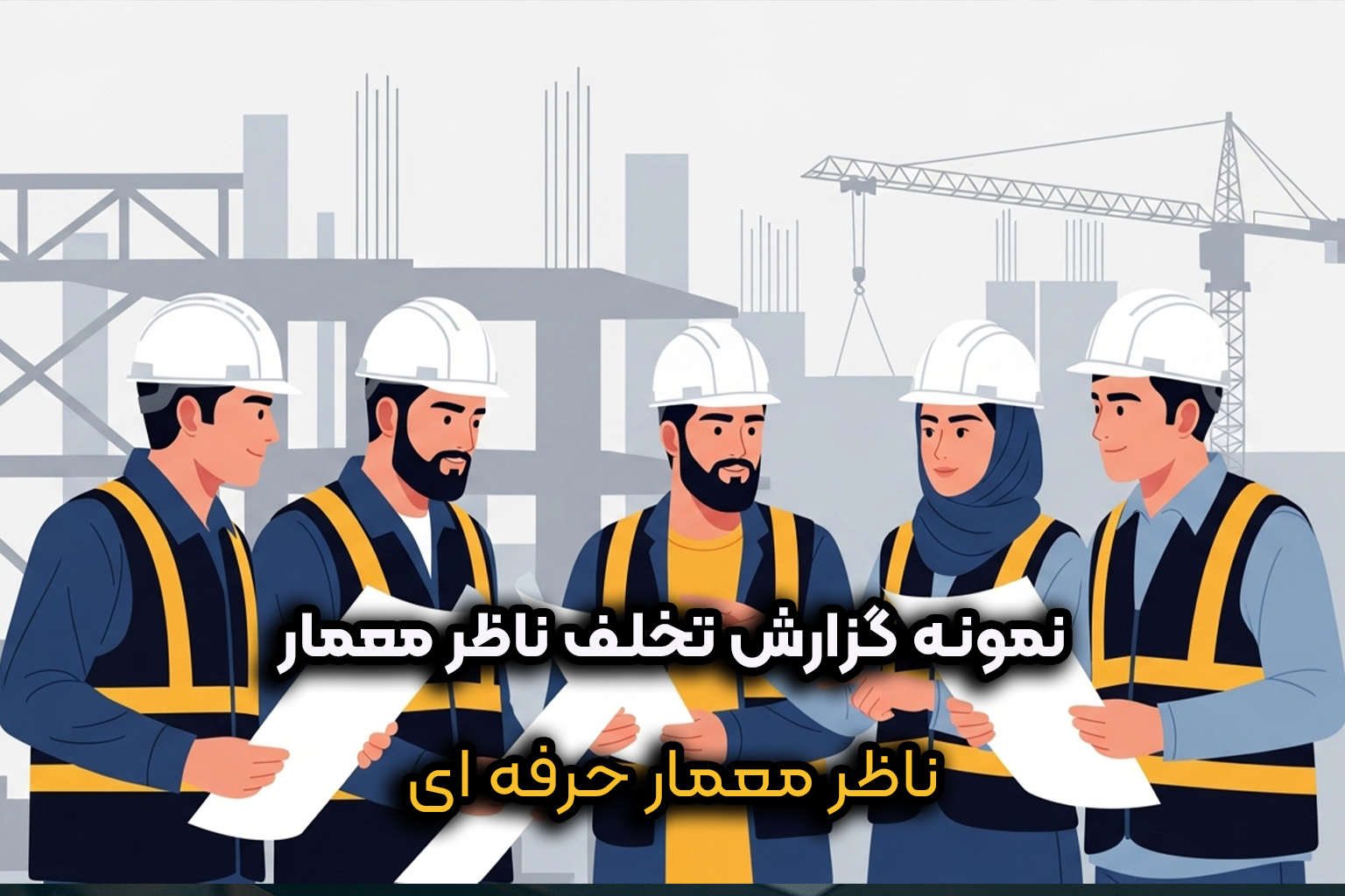 نمونه گزارش تخلف ناظر معمار در پروژه ساختمانی