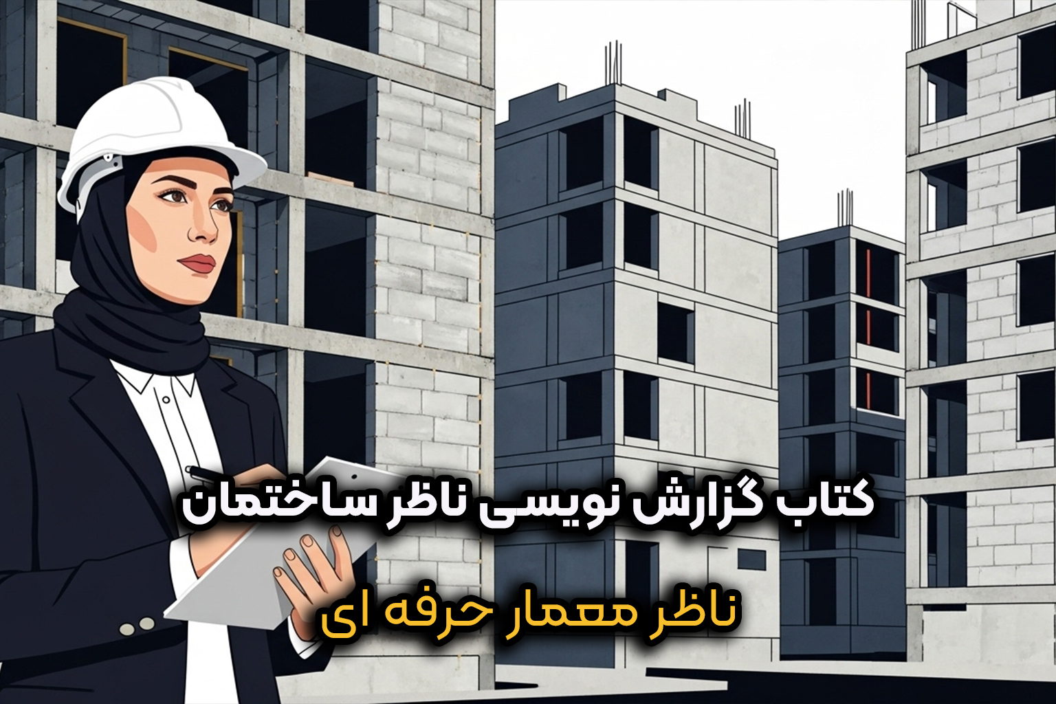 کتاب گزارش نویسی ناظر ساختمان و نمونه گزارش‌های نظارتی